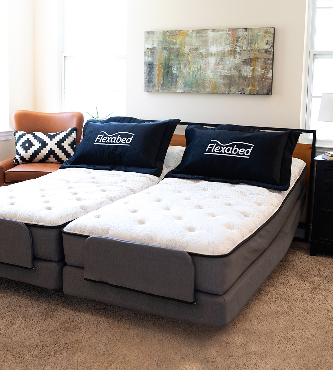 Cheap adjustable deals beds with mattress