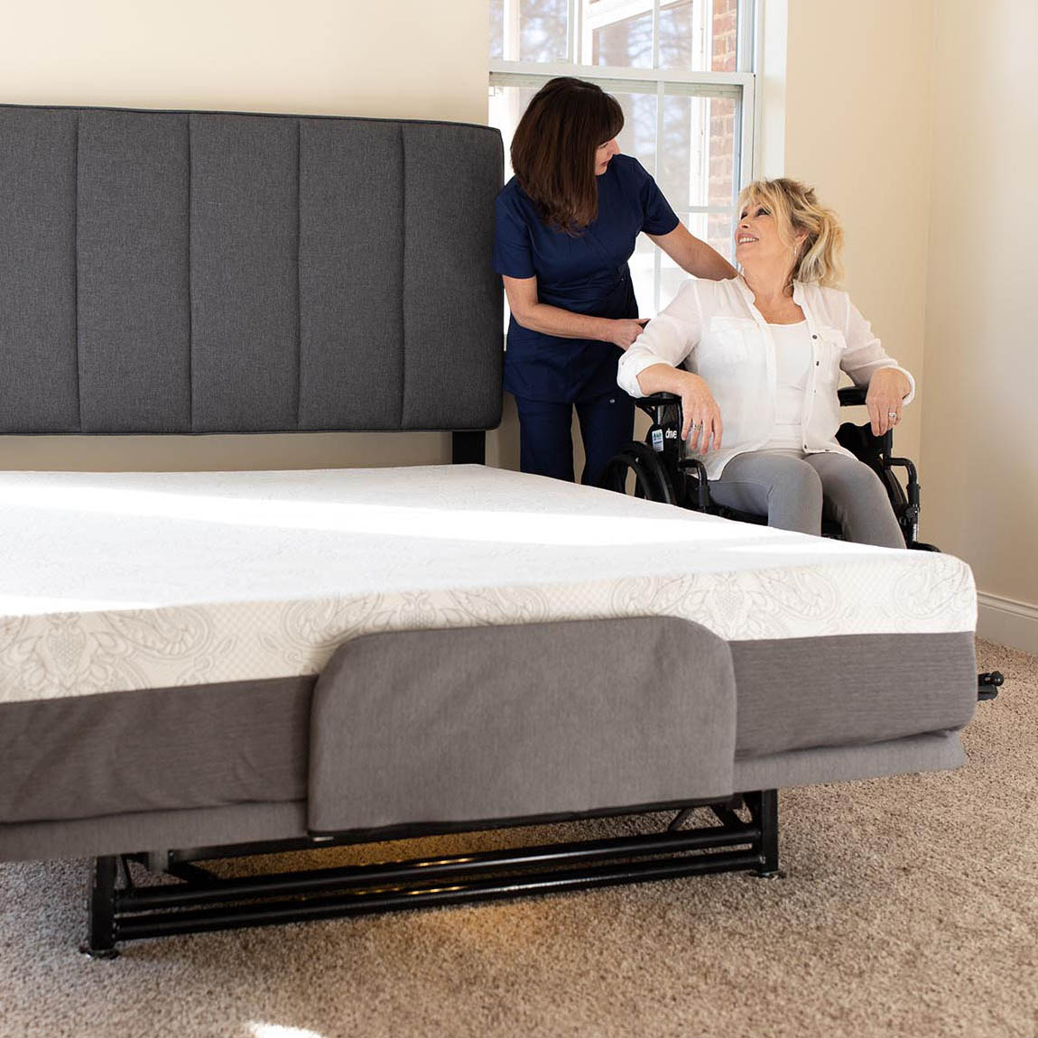 Hi-Low Adjustable Bed