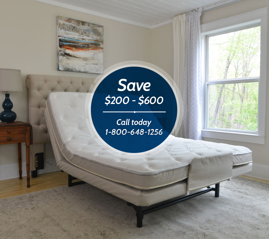 SAVE $200 - $600 on a Hi-Low Adjustable Bed