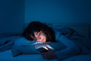If you're wondering how to fall asleep faster, one way is to avoid electronics for 30 to 60 minutes before going to bed.